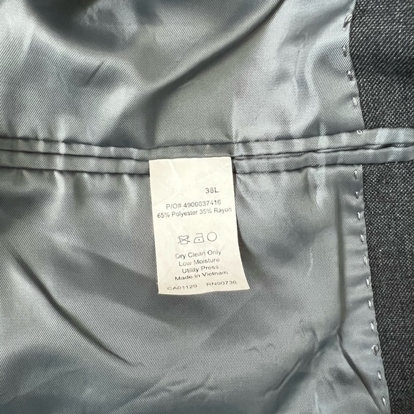 Calvin Klein Regular Fit Gray Suit Blazer - Picture 6 of 6